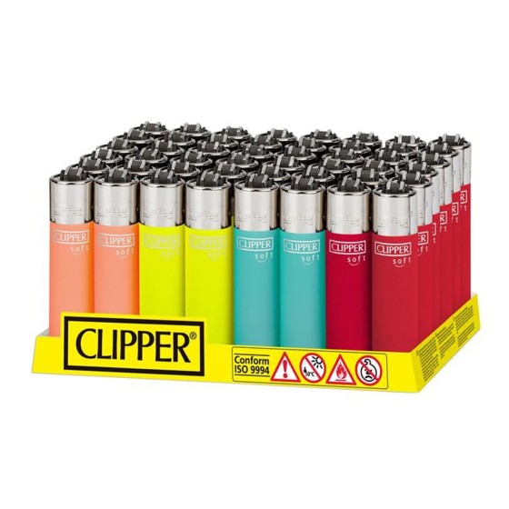 Clipper Soft Touch Translucido 48 uds